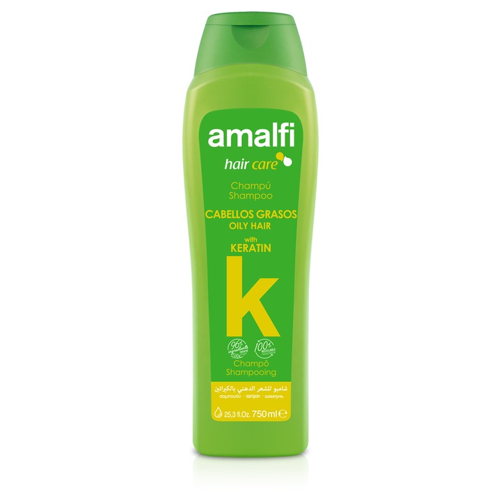 Șampon cu Keratină Anti-Electrizare Mojito, Amalfi, 750ml, Unisex, pentru păr rebel