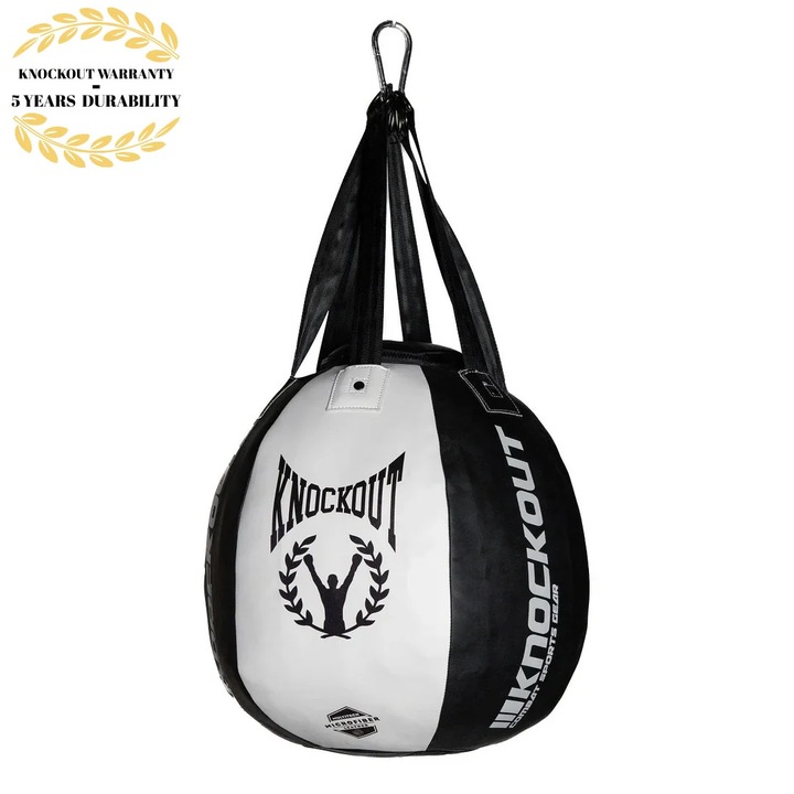 Sac Box Knockout Bila Negru/Alb