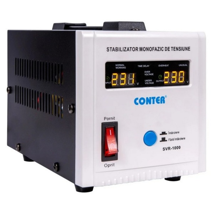Stabilizator de tensiune cu releu Conter AVR SVR 1000VA / 750W