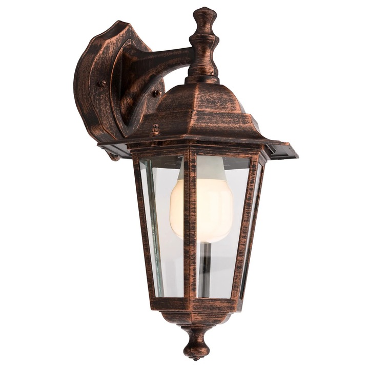 Aplica exterior London 6102C, 1 x E27, cupru, clasic