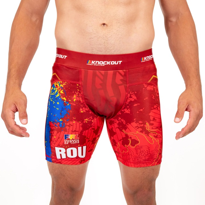 Sort Compresie Knockout Superstar, Rosu