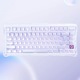Механична клавиатура GravaStar Mercury K1 Special Edition, безжична, 75%, RGB подсветка, лавандулово лилаво