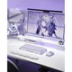 Механична клавиатура GravaStar Mercury K1 Special Edition, безжична, 75%, RGB подсветка, лавандулово лилаво