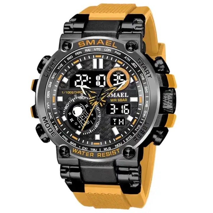 Ceas SMAEL LO-29439 - Portocaliu