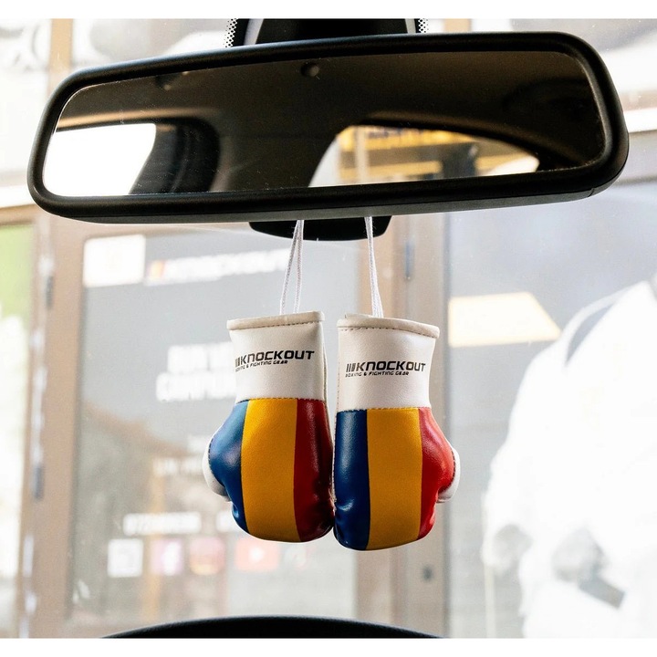 Breloc Mini Kesztyű Box Knockout Tricolor