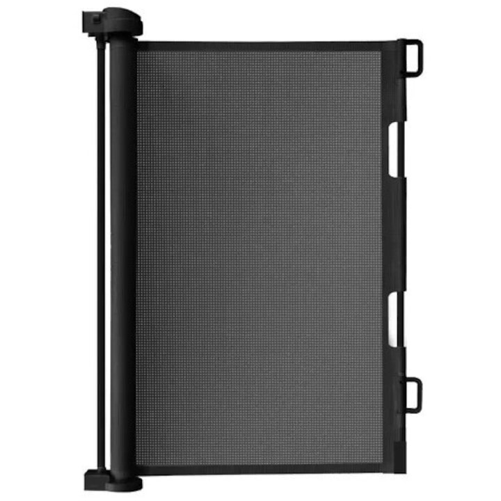 Poarta de siguranta Ruhhy, reglabila, 86–160 cm, Metal si Plastic, Negru