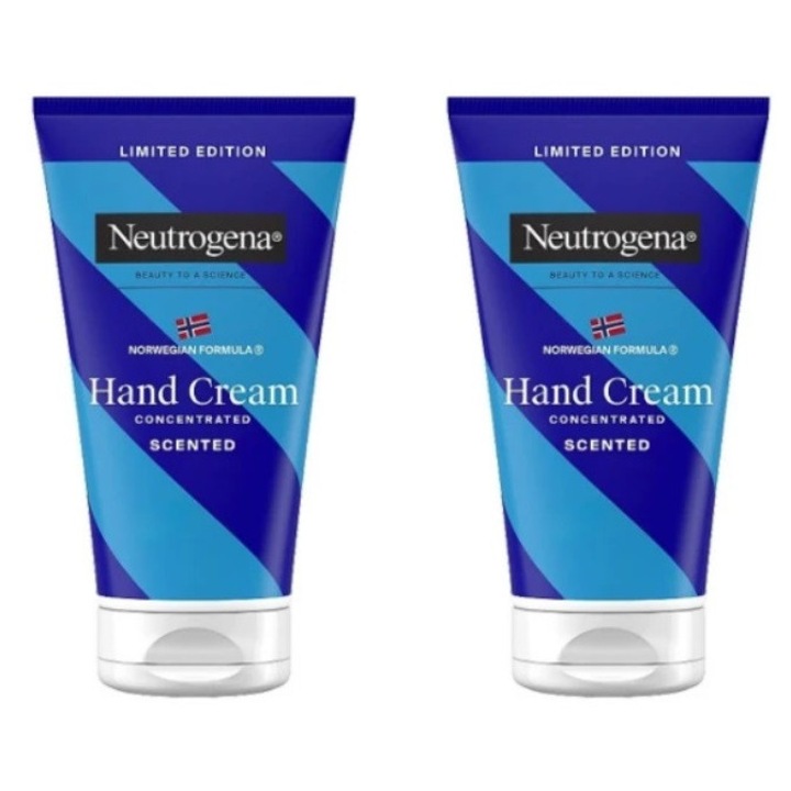 Set 2 x Crema de maini Neutrogena cu parfum, 75 ml, unisex, normal