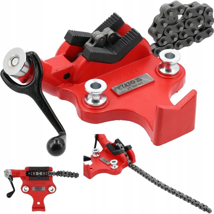 Menghine si cleme fixare Toya, imadlo lancuchowe, 1/4-6", pentru fixarea tevilor, rezistent la coroziune