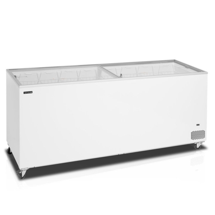 Lada frigorifica Tefcold IC701SC, 2 usi, 670/620 l, -24/-14 °C, R290, Alb