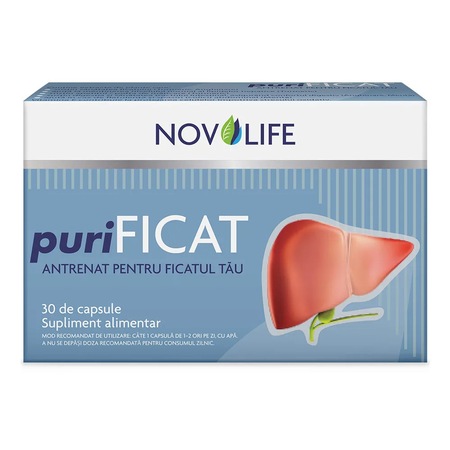 Novolife puriFICAT - Antrenat pentru Ficatul Tau, 30 capsule, Novolife - eMAG.ro