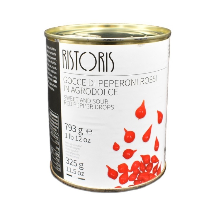 Conservă legume Ristoris, ardei roșii, 793g
