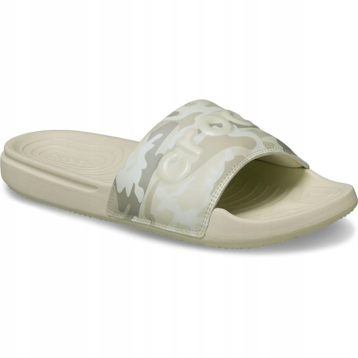 Papuci Crocs All Day Camouflage Slide, bej bone, Bej, 39-40