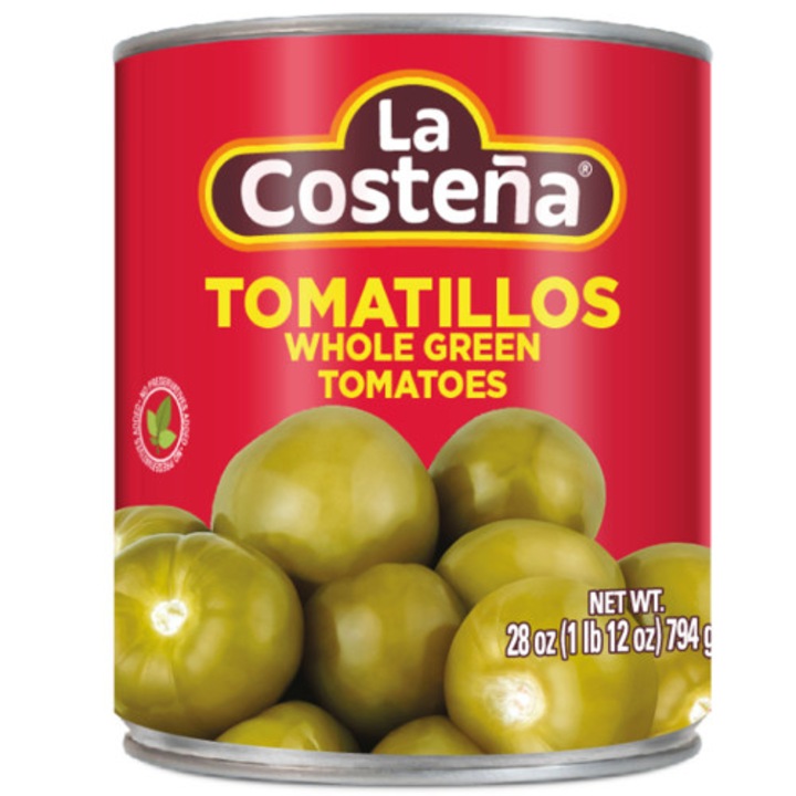 Conservă legume, La Costena, roșii verzi tomatillos, 794g, ușor acrișoare