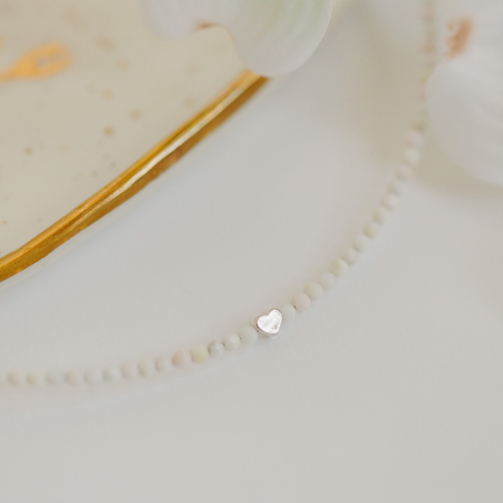 Colier, Rain Jewelry, pietre semipretioase sidef, Argint925, multicolor