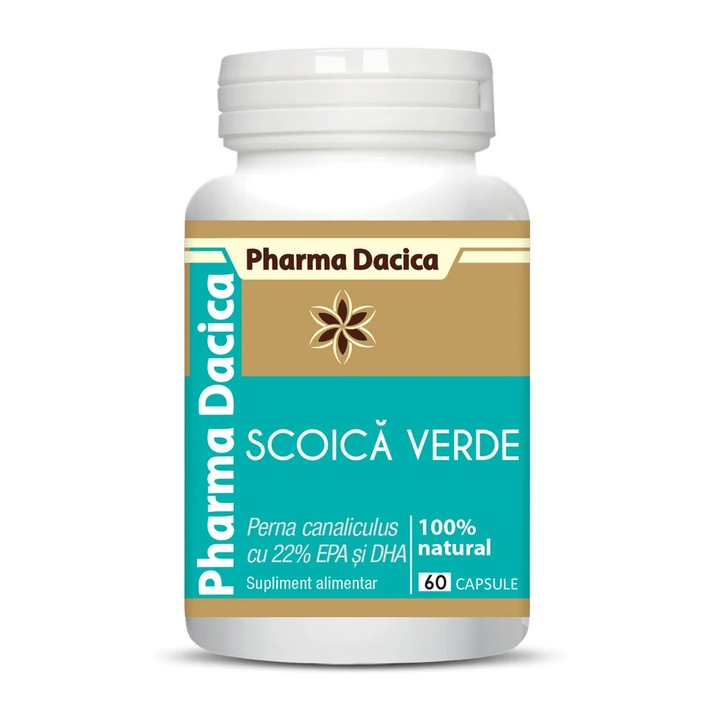 Scoica Verde, Pharma Dacica, set 60 capsule, multicolor
