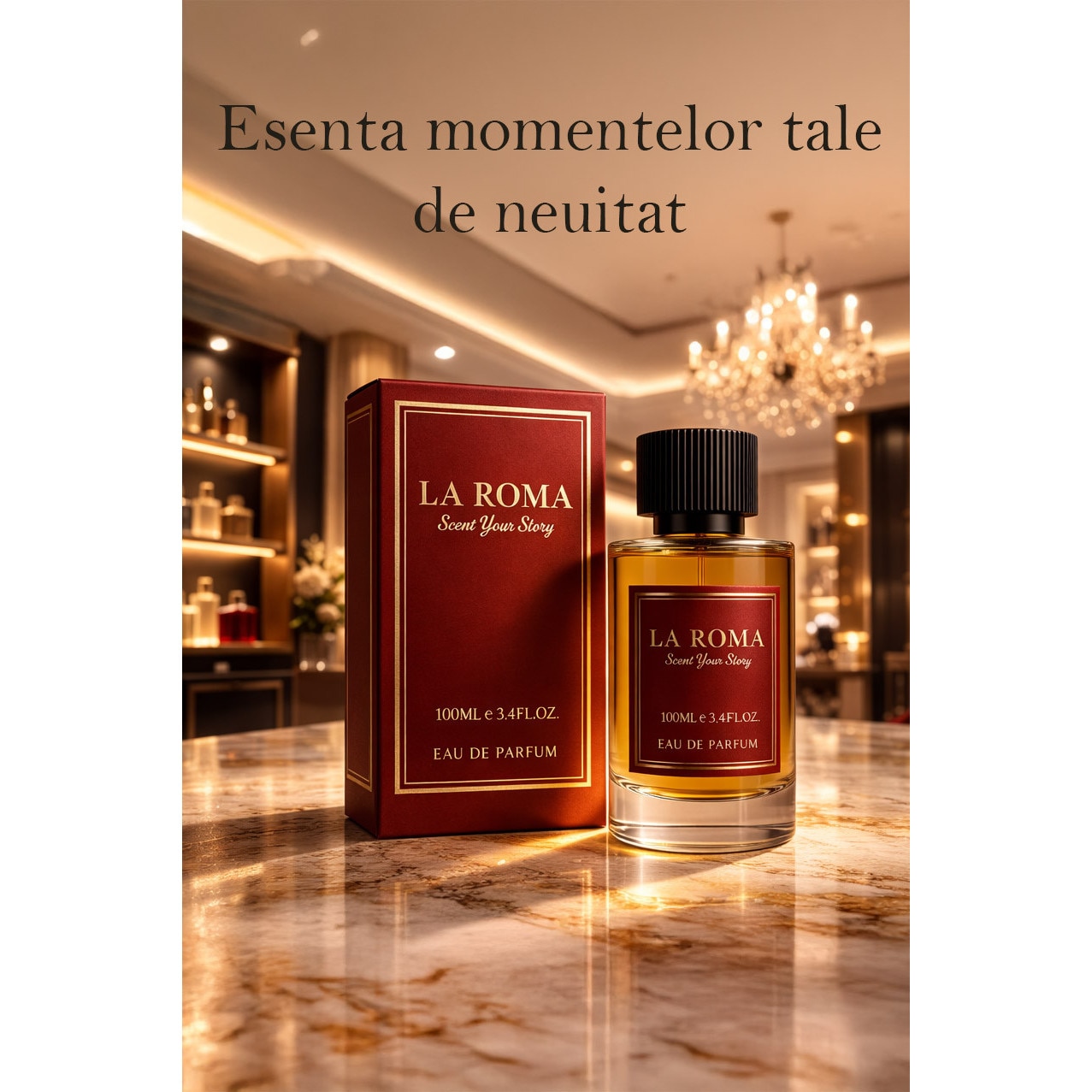 Apa de Parfum barbati La Roma M-2 Invinctus, note marine, grapefruit ...