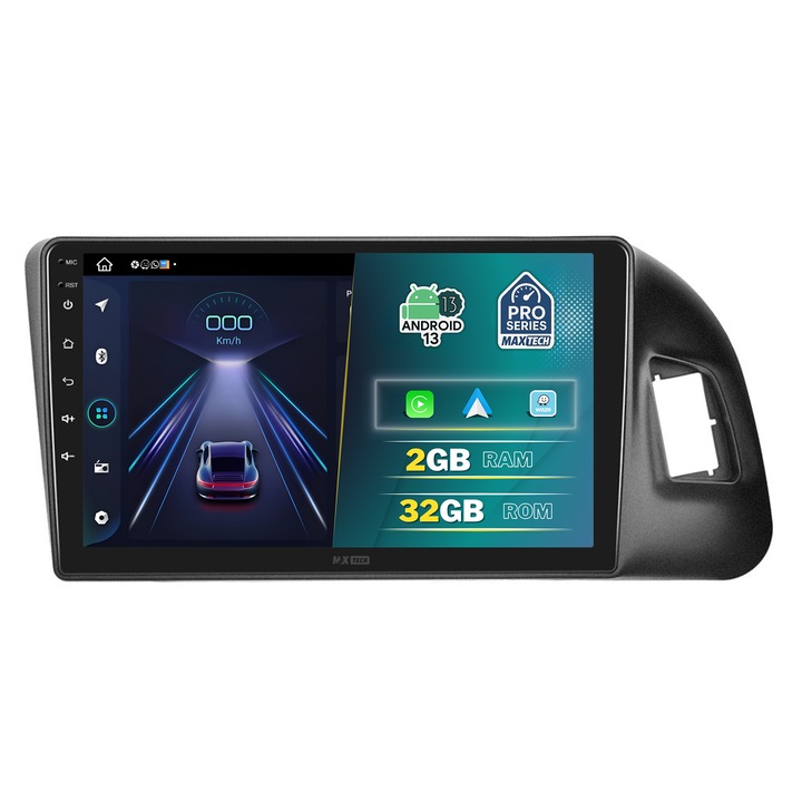 Navigatie Audi Q5 2008–2016 (8R) dedicata, MaxTech® PRO SERIES, 2 GB Ram 32 GB Rom, Carplay & Android auto, Ecran 9” HD Touch, GPS, Wifi, Bluetooth, Radio, USB, EQ, DSP, Waze, Youtube