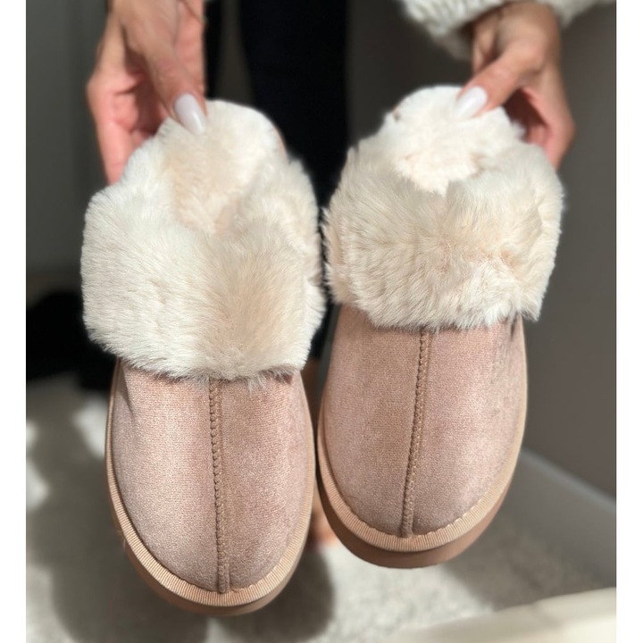 Papuci dama Hess Khaki, Kaki, 39