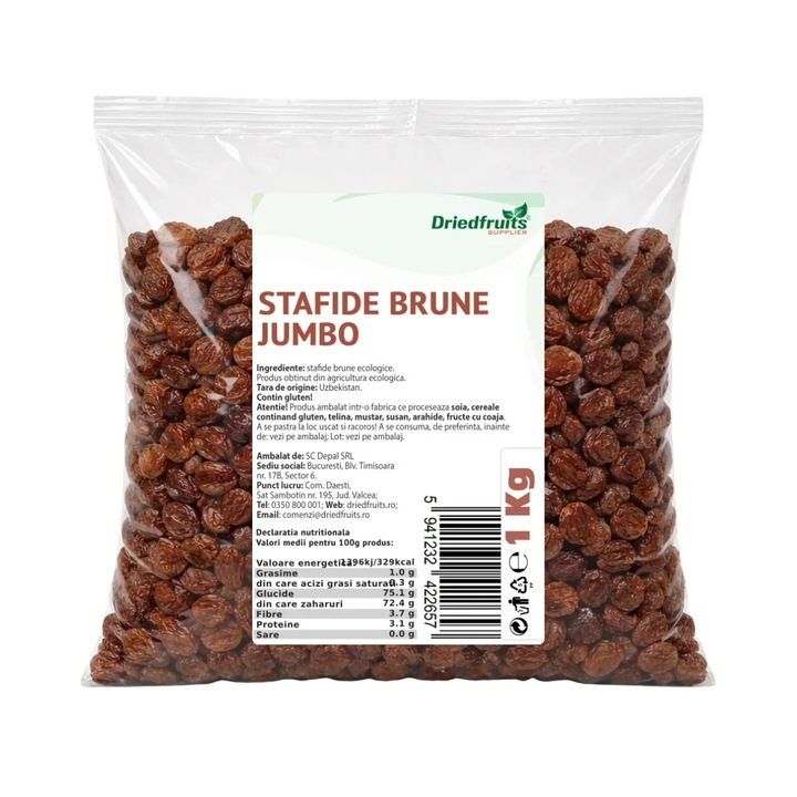 Stafide brune Jumbo Chile - 1 Kg