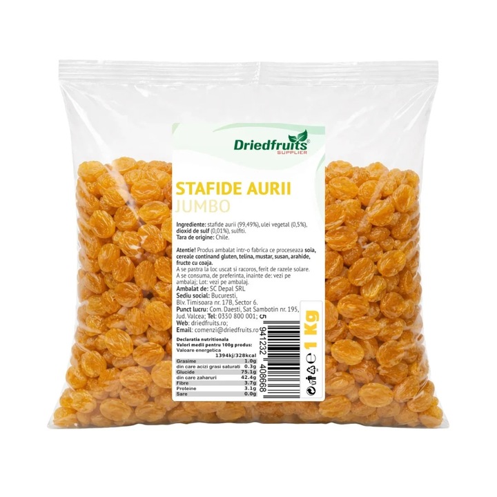 Stafide aurii Jumbo Chile - 1 Kg