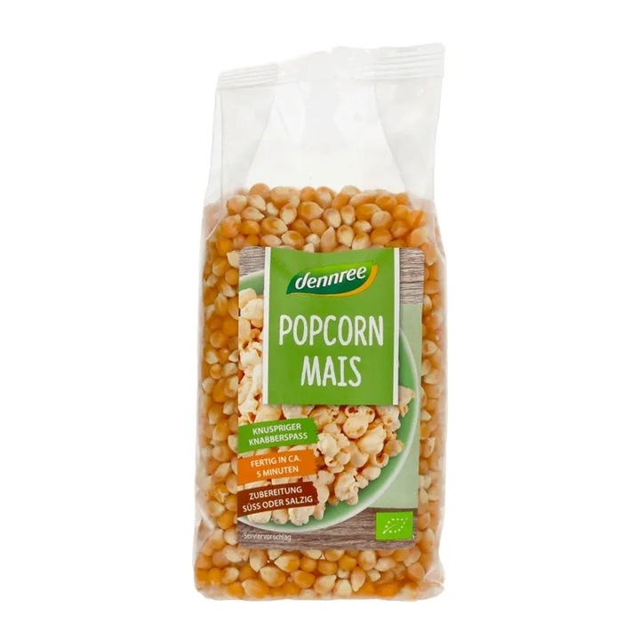 Porumb pentru Popcorn Bio Dennree 500 g