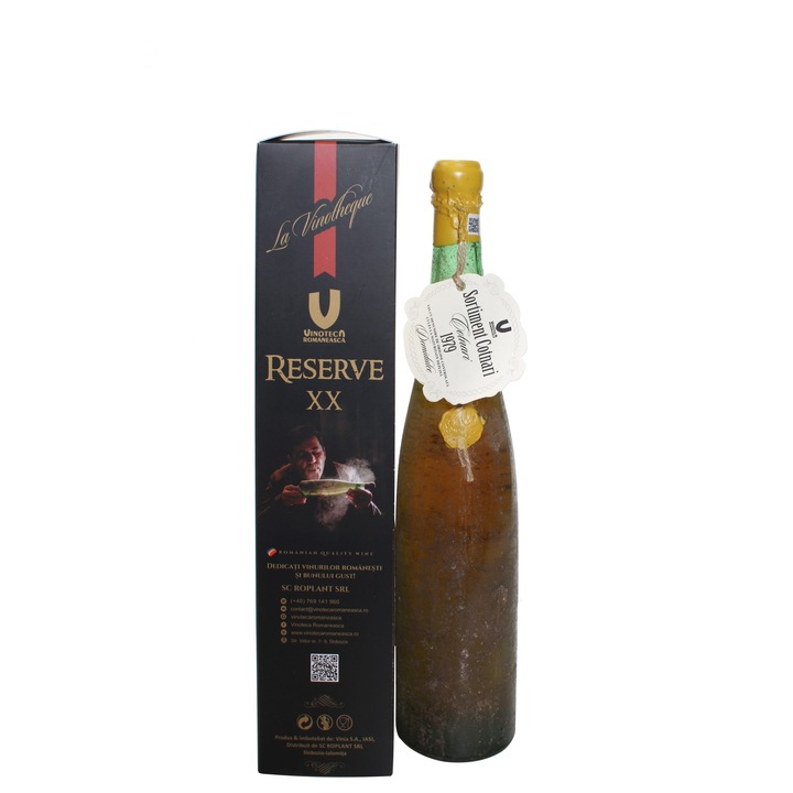 Vin alb, Vinia, Sortiment Cotnari 1979, 0.7L, alb