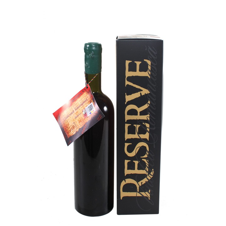 Vin roșu, Vinia, Cabernet Sauvignon 1998, demisec, 0.75L