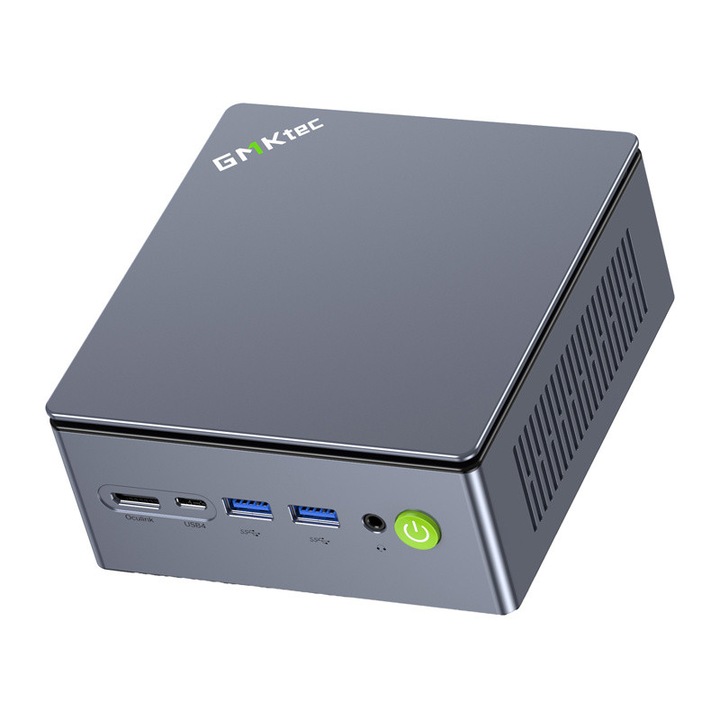 Mini PC GMKtec M7 Ultra, AMD Ryzen 7 Pro 6850U, 16GB RAM, 512GB SSD, Silver, 132x125x58mm