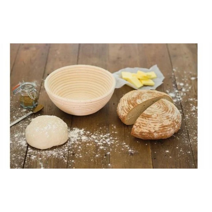 Cos pentru dospit paine Ibili, ratan, 25x8.5 cm, bej