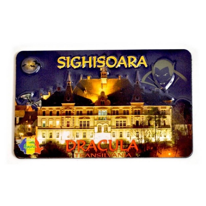 Magnet suvenir Sighisoara, 5 buc/set