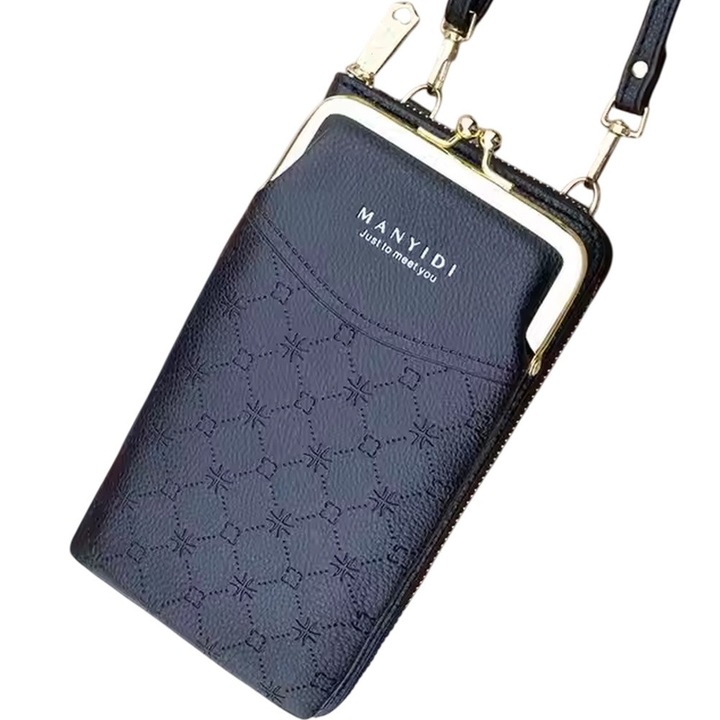 Portofel Crossbody UR-35775 - Neagra