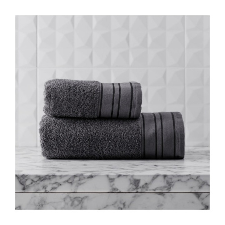 Кърпа Маурицио, сива, 70 х 130 см