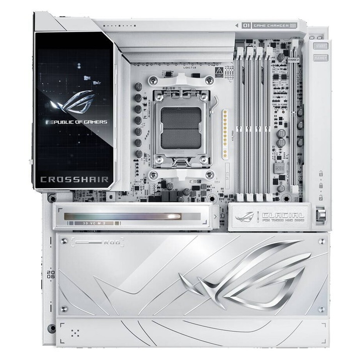 Placa de baza ASUS ROG CROSSHAIR X870E GLACIAL AMD X870E Socket AM5 Extended ATX