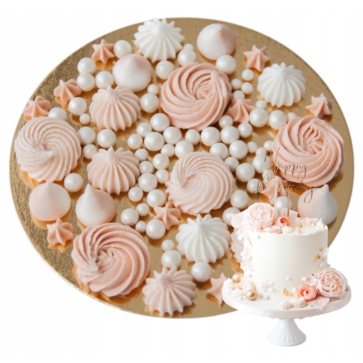 Decoratiuni Comestibile Tip Perle, Ditarte, Stil Italian Premium, 73 g, Multicolor, Perle De Zahar, Sprinkles Tort, Ornamente Prajituri, Candy Bar Elegant, Decoratiune Masa Dulce, Aspect Stralucitor, Calitate Premium