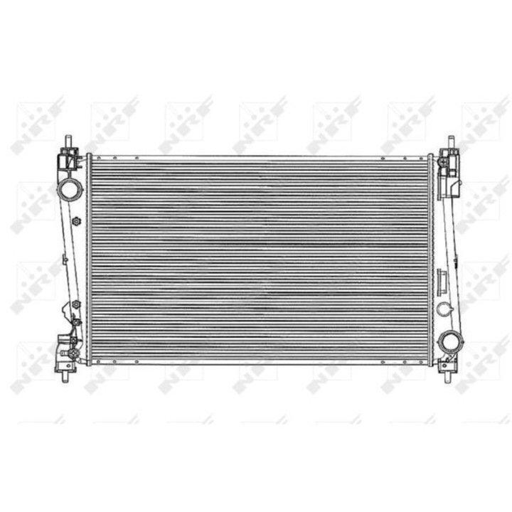 Motorhűtő NRF, 412x620x27mm