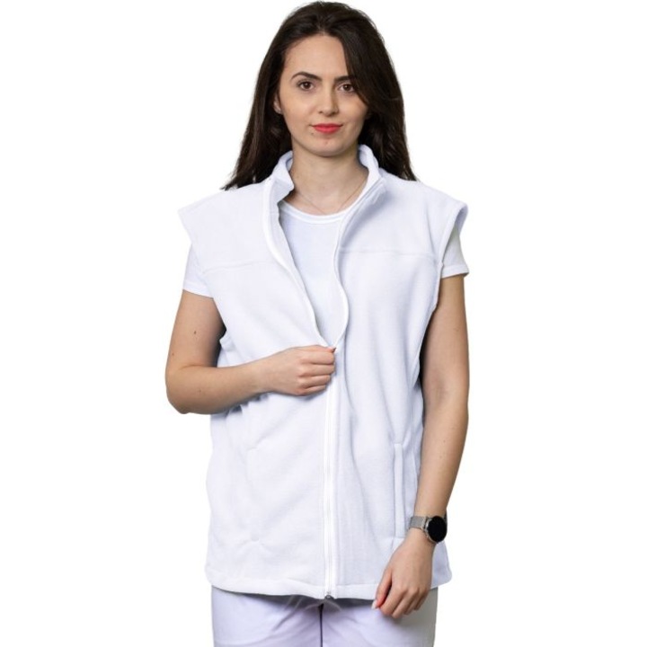 Vesta polar medicala VIO, unisex, alba, S