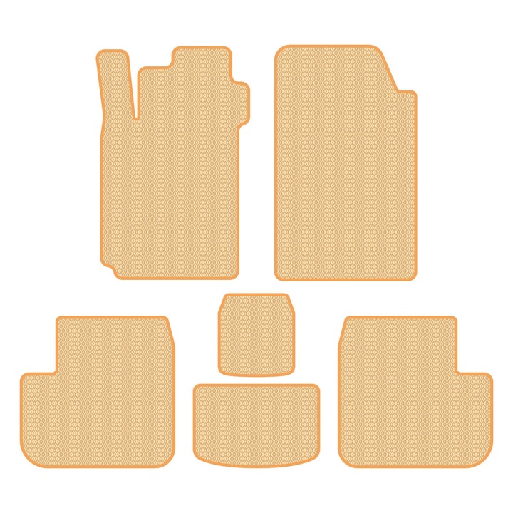 Set Covorase Auto dedicate Toyota Avensis T22 I (1998–2003) Sedan all seasons perfect compatibile, 6 piese, Bej