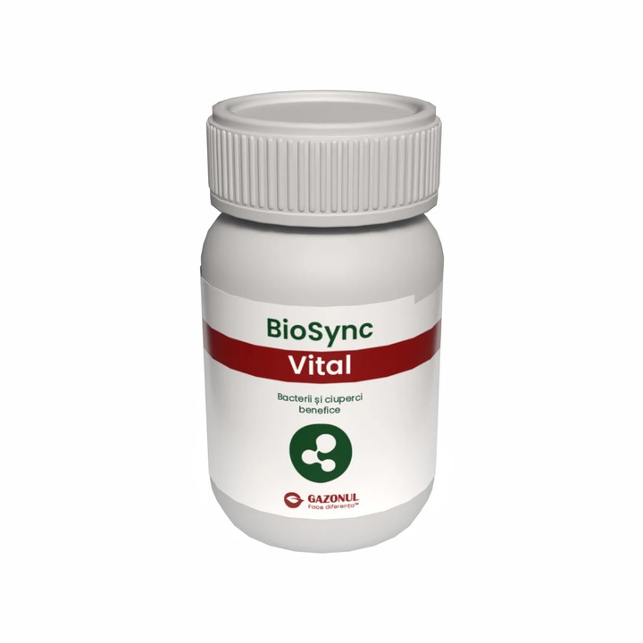 BioSync Vital Gazonul, Biostimulator pentru plante, 1 flacon, tratament fungic și bacterian, stimulare rădăcini