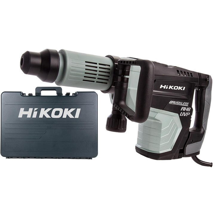 Mlot udarowy SDS MAX 20J 1500W HiKOKI, set cu rekojeste si valiza de transport