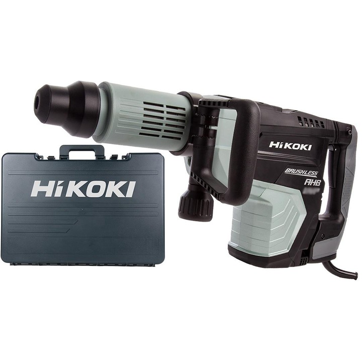 Ciocan rotopercutor 1500W 20J SDS-max HiKOKI, cu maner lateral si valiza de transport