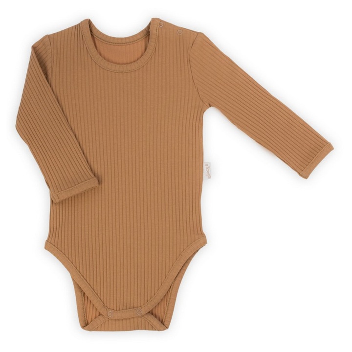 Body bumbac băieți, NICOL, maro, Maro