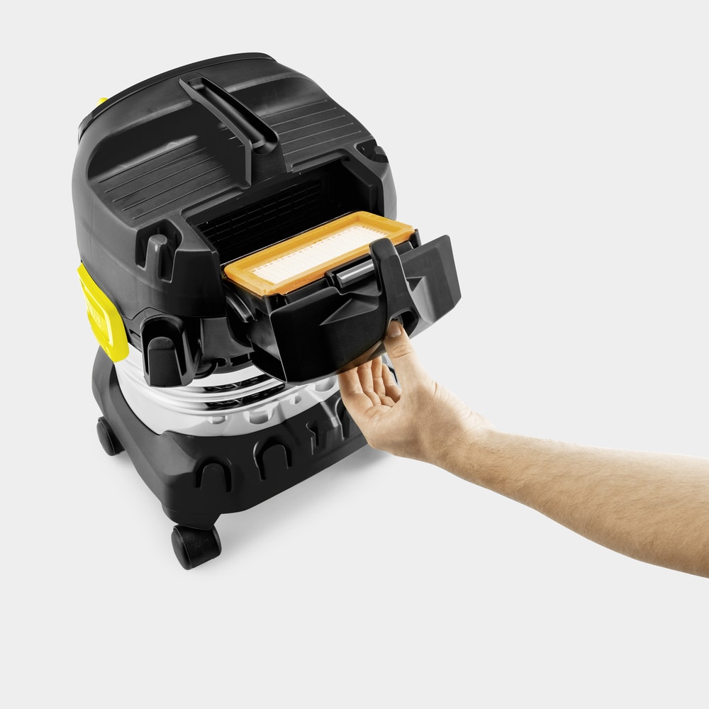 Aspirator, Karcher, WD 4 S Go! Umed-Uscat, 1100 W, 240 mbar, Negru, 55 l/s
