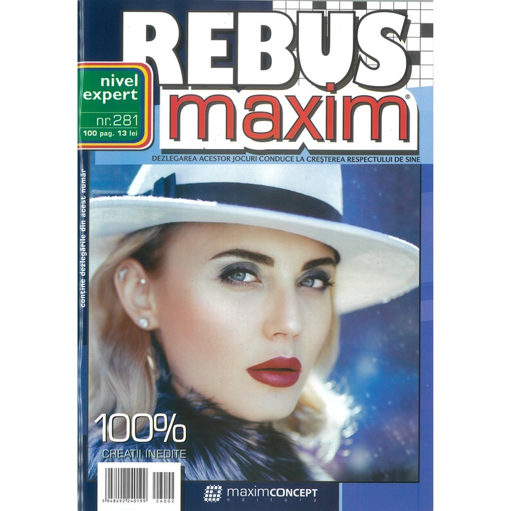 Rebus Maxim 281 - nivel expert, editura Maxim