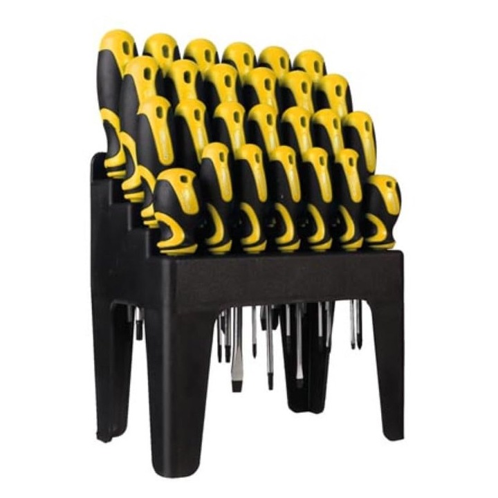 Set de surubelnite cu suport, 26 buc