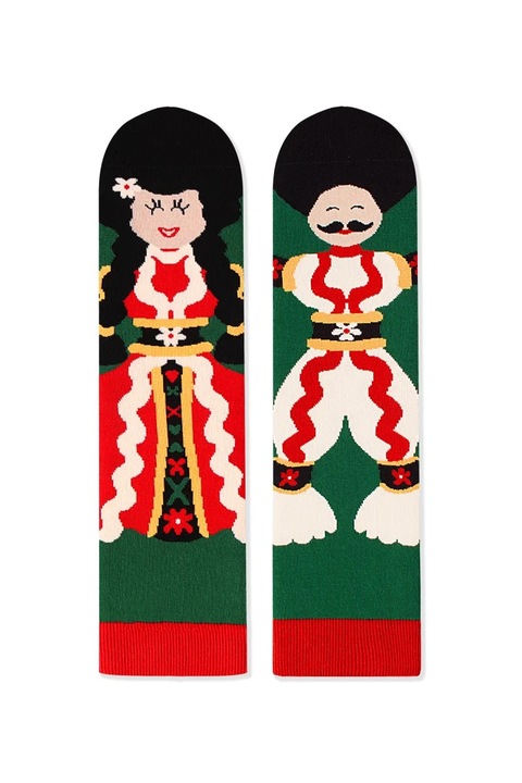 Sosete din bumbac Arty Socks Cuplu Traditional, Verde