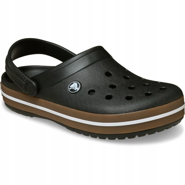 Saboti Crocs, Crocband Gum Clog, negru, Negru, 39-40