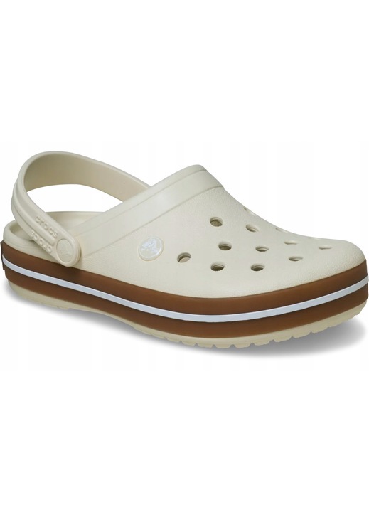 Сабо Crocs, Crocband Gum Clog, 41-42 EU, summit white, синтетичен материал