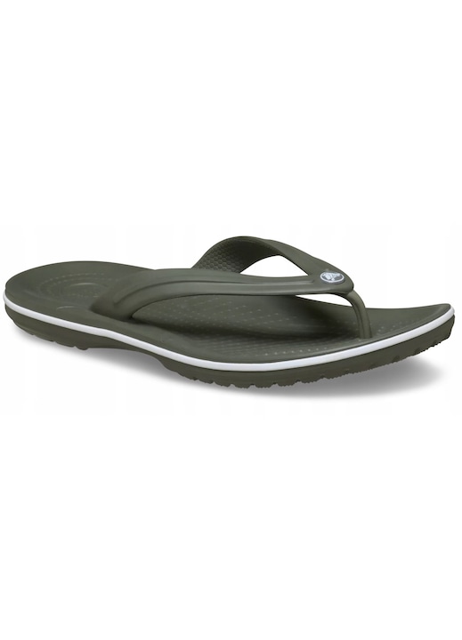 Flip-flops Crocs Crocband Flip 11033, verde masliniu Dusty Olive, Negru, 37-38