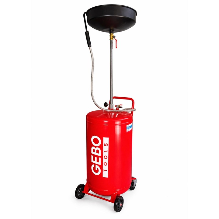 Recuperator de ulei, GEBO TOOLS, 70l