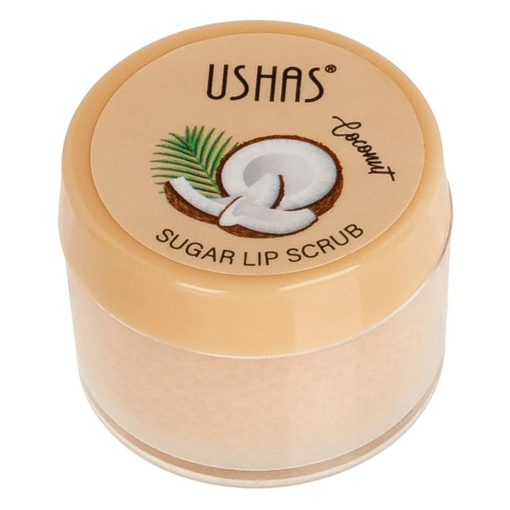 Lip Scrub cu Zahar Aroma de Nuca de Cocos 15g